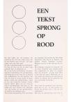 EEN TEKST SPRONG OP ROOD