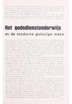 Het godsdienstonderwijs en de moderne gelovige mens