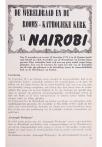 DE WERELDRAAD EN DE ROOMS - KATHOLIEKE KERK NA NAIROBI