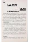 DE LAATSTE SLAG IS BEGONNEN