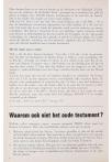 Waarom ook niet het oude testament ?