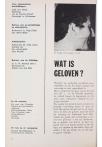 WAT IS GELOVEN ?