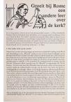 Groeit bij Rome een andere leer over de kerk?