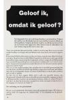 Geloof ik, omdat ik geloof?