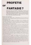 PROFETIE OF FANTASIE?