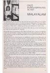 ONZE BIJBELVERTALING IN HET MALAYALAM