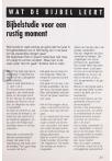 WAT DE BIJBEL LEERT