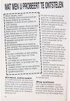 WAT MEN U PROBEERT TE ONTSTELEN