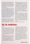 Bij de meditatie:
