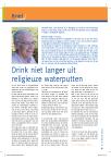 Drink niet langer uit religieuze waterputten
