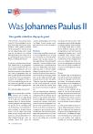 Was Johannes Paulus II een heilige?