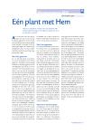 Eén plant met Hem