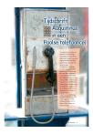 Tijdschrift Augustinus in een Poolse telefooncel